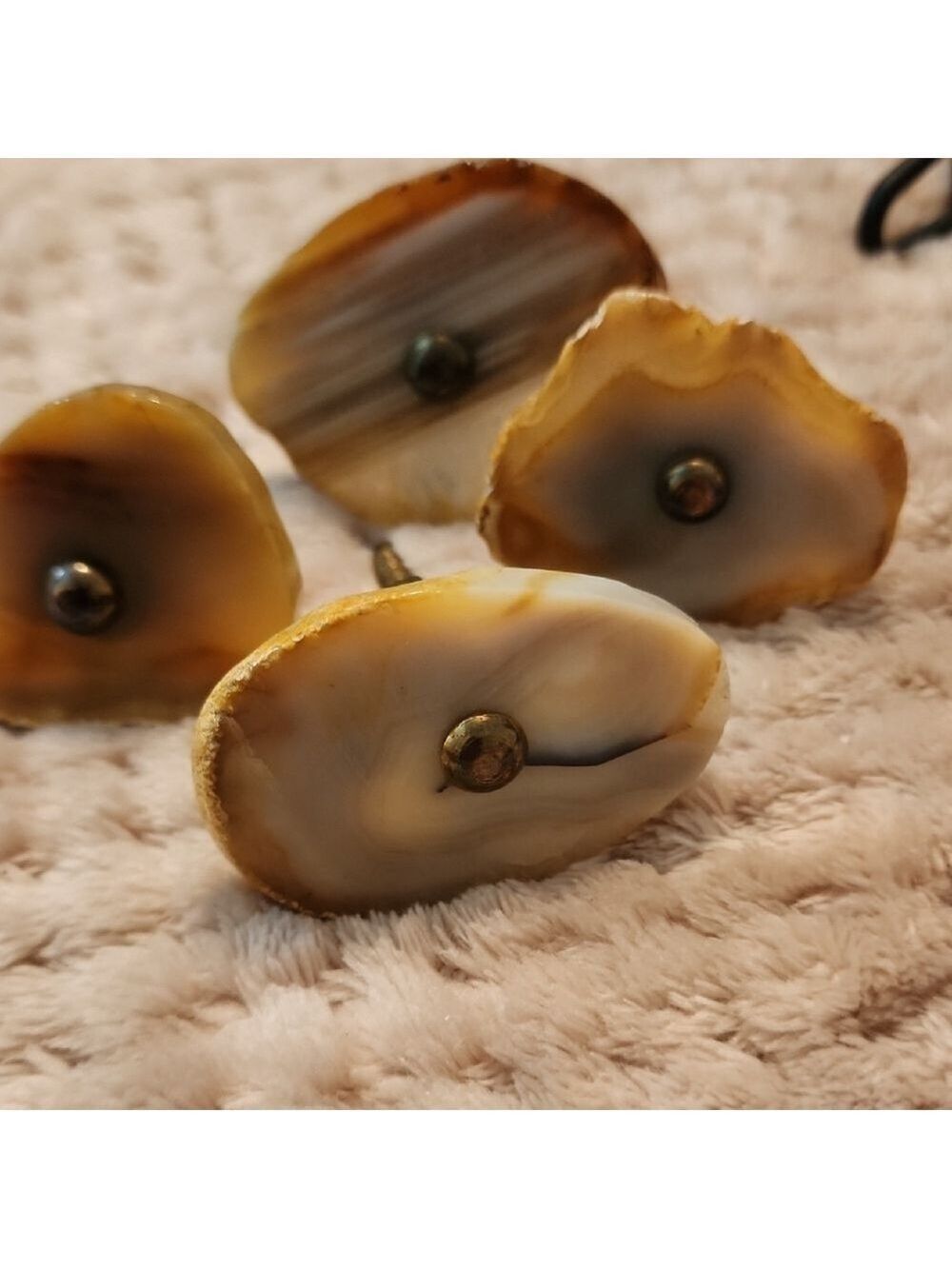 Natural Agate Stone Knobs Drawer - Picture 2 of 6